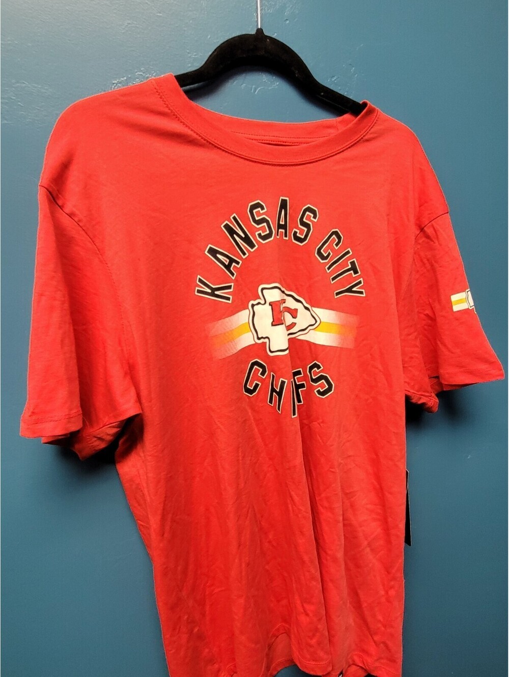 47 Brand Red Kansas City Chiefs NFL Team Graphic T Shirt  XXL